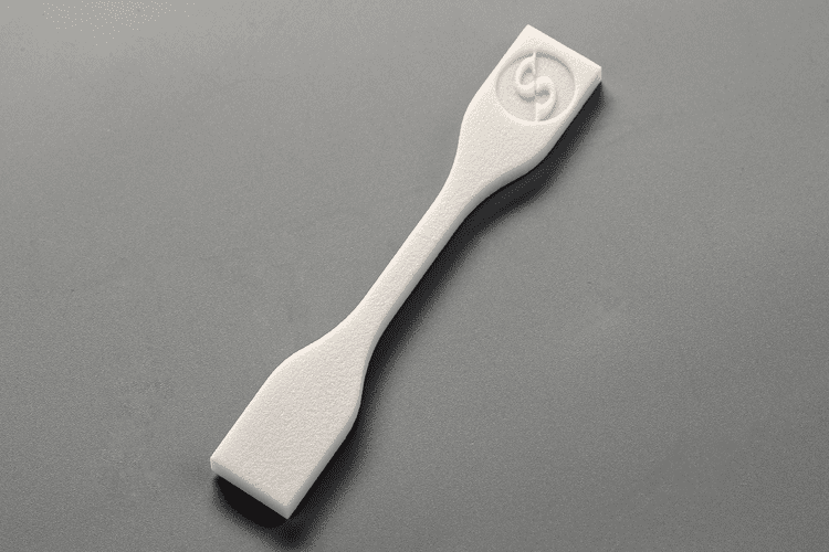 sls 3d printed part_as printed