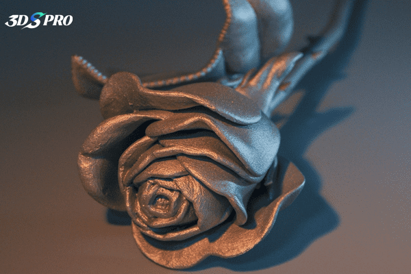  Bead Blasting: how to make a 3D printed rose glow