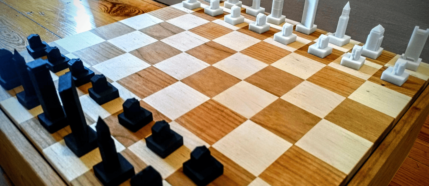 3d printed nylon_3d printed chess pieces