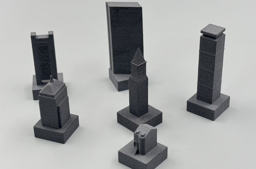 3d printed chess pieces_nylon pa 12 black