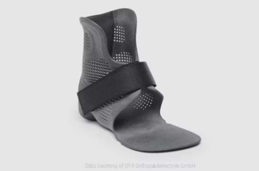 mjf 3d printed nylon pa 11 gray black