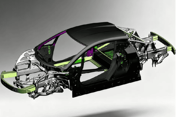 BYD Yangwang U9X 30% Weight Saving Thanks to a 3D Printed Chassis