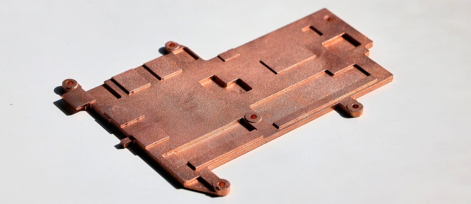 3d printed copper plate
