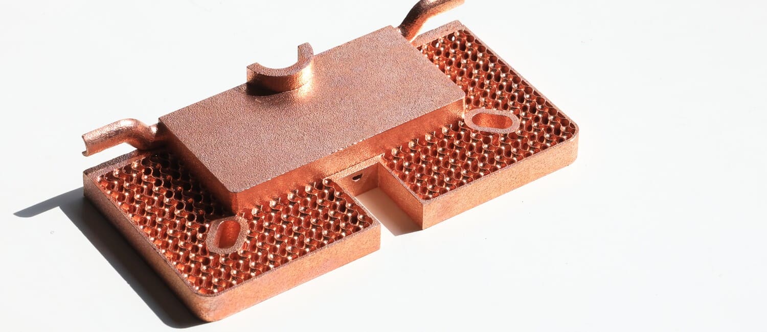 3d printed copper plate cross-section