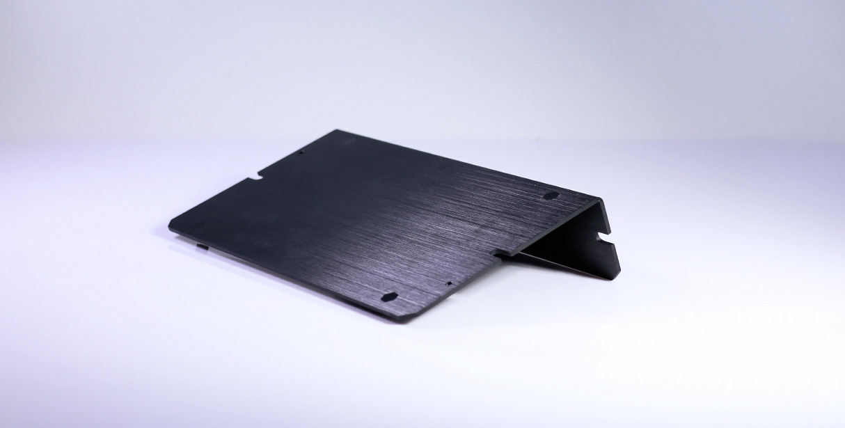 sheet metal fabricated l-shaped mounting base