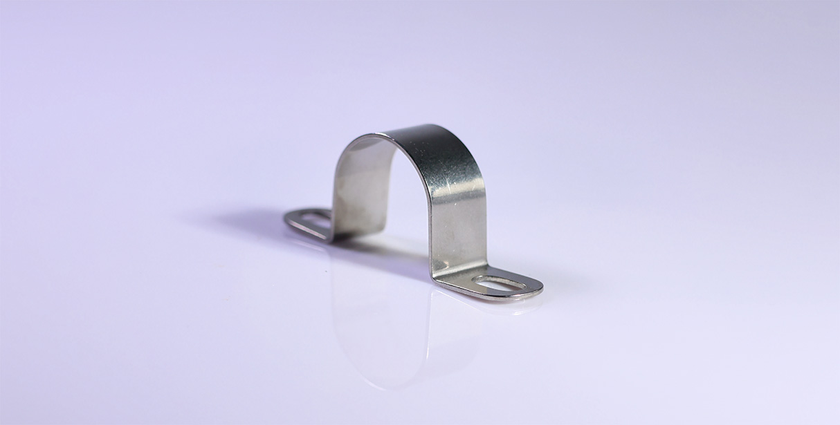 sheet metal fabricated u-shaped clamp spring clip
