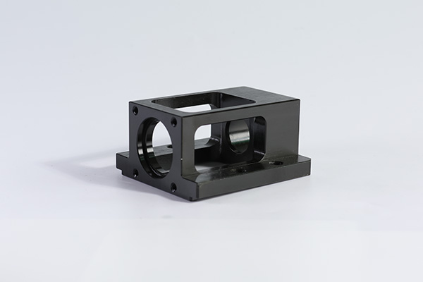 black oxided cnc machined part_1