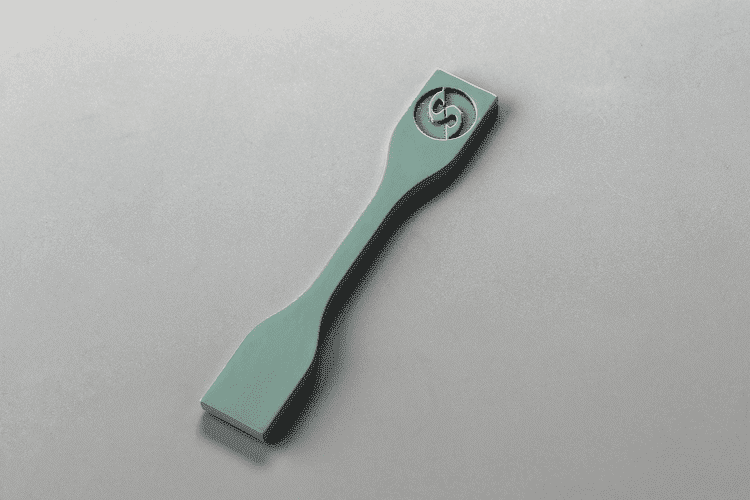 painted surface finish of binder jetted 3d printed sample