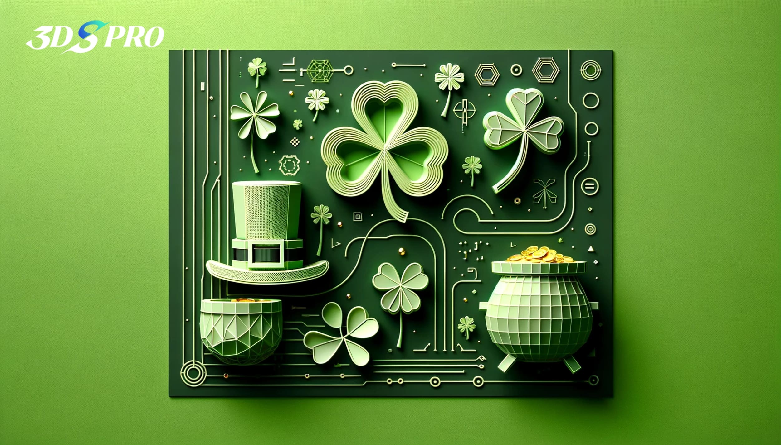 3D Printed St. Patrick’s Day Decorations at 3DSPRO