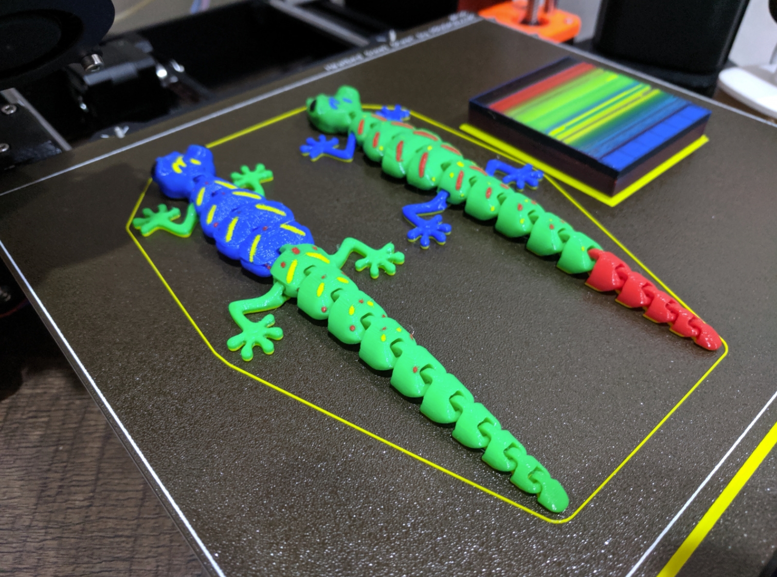 3D-printed Articulated Lizard-Credit from Ellswor