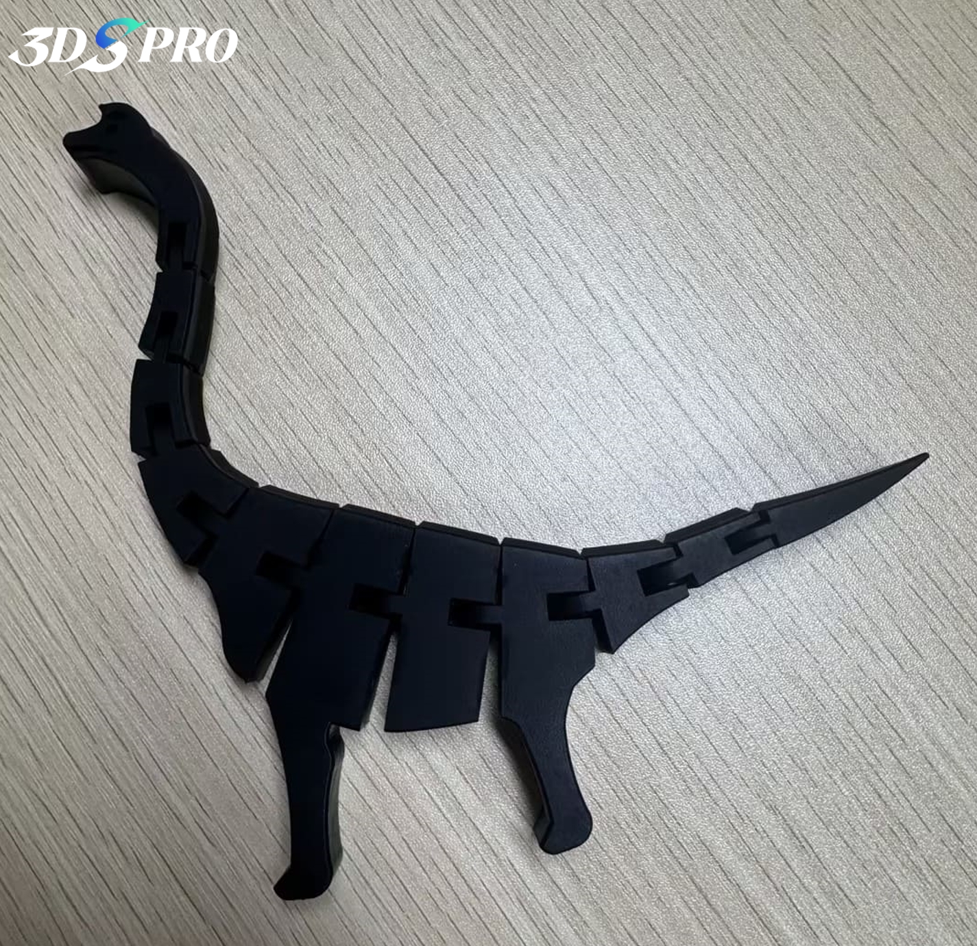 SLA 3D-printed Articulated Dinosaur at 3DSRPO