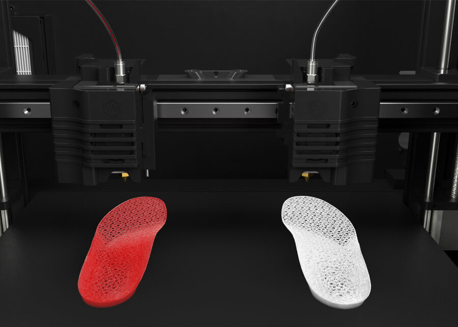 Raise3D FFF 3D Printing Orthotic Insoles