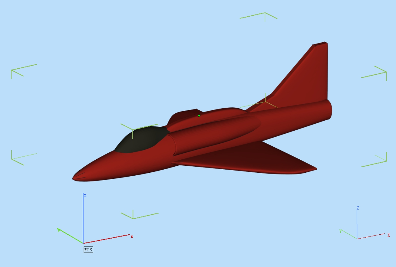 Plane 3D Model-STL File