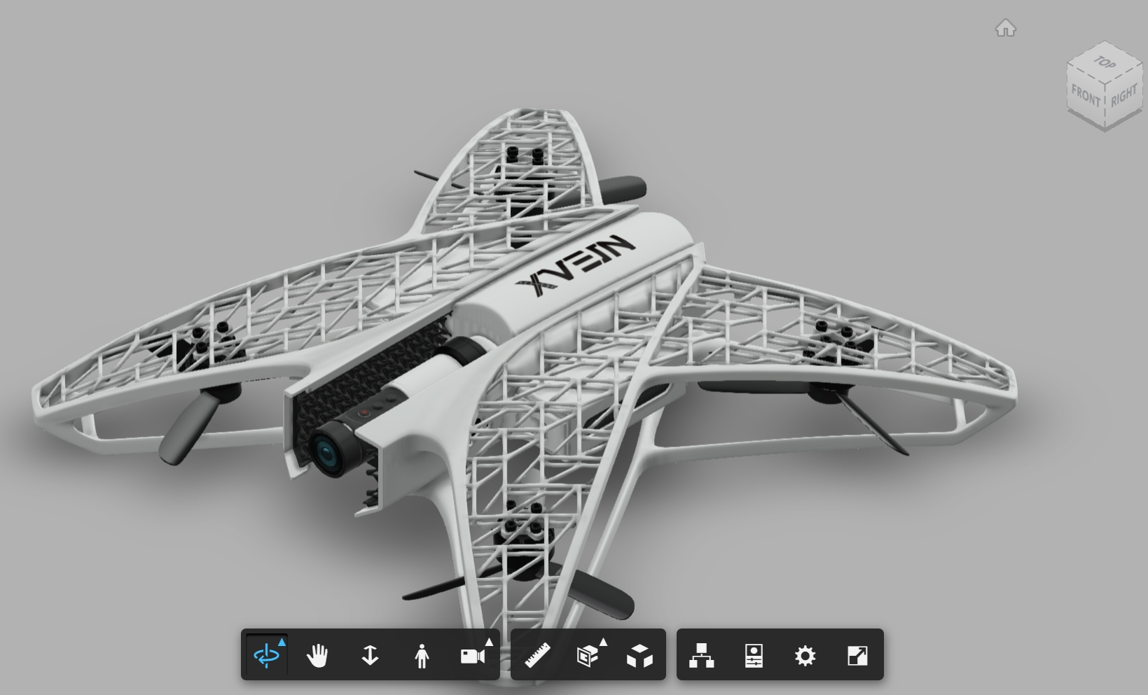 XVEIN Drone 3D Model