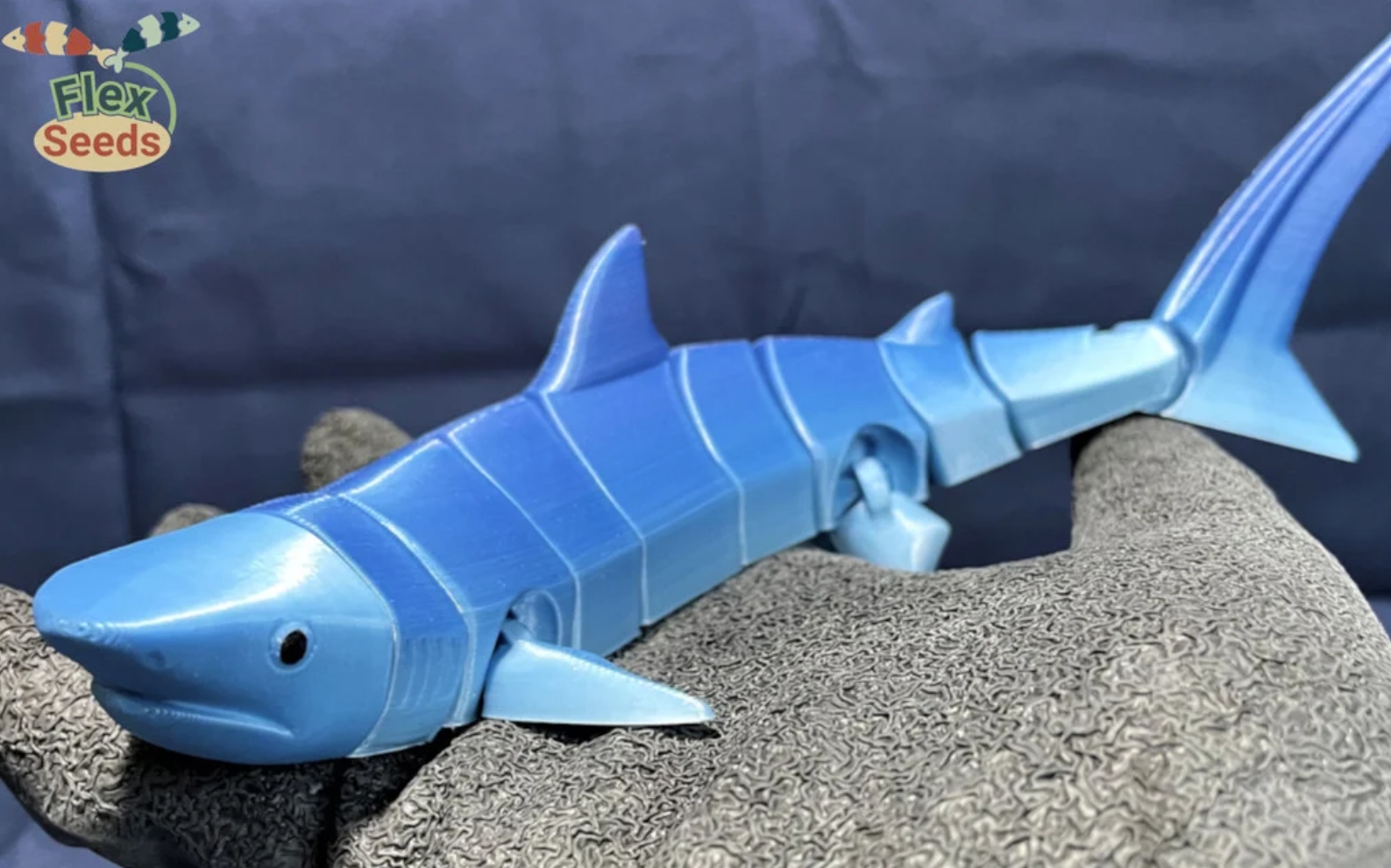 Print-in-Place Flexi Shark