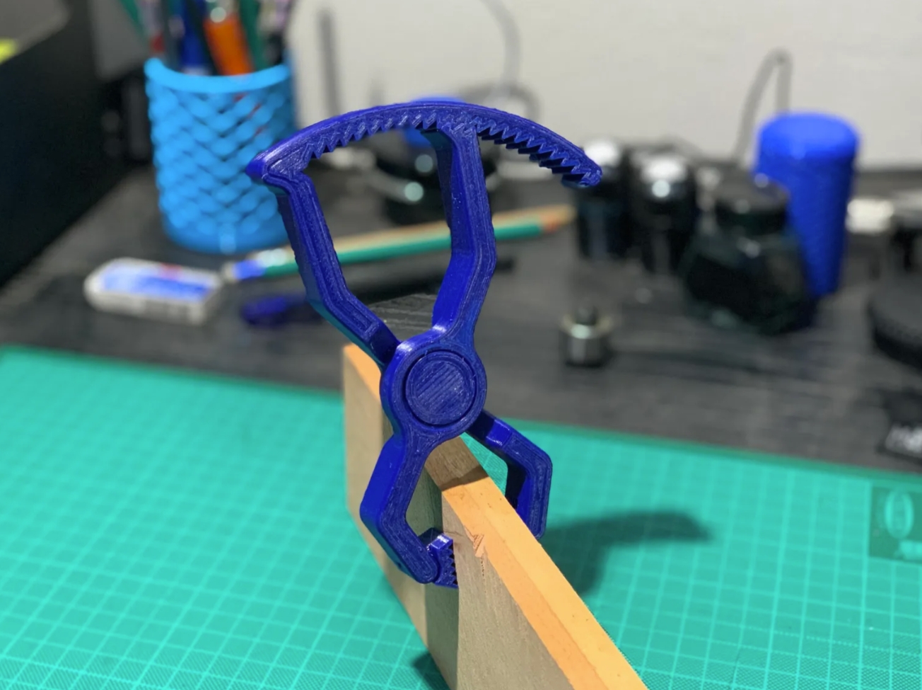 Print-in-Place Ratchet Clamp