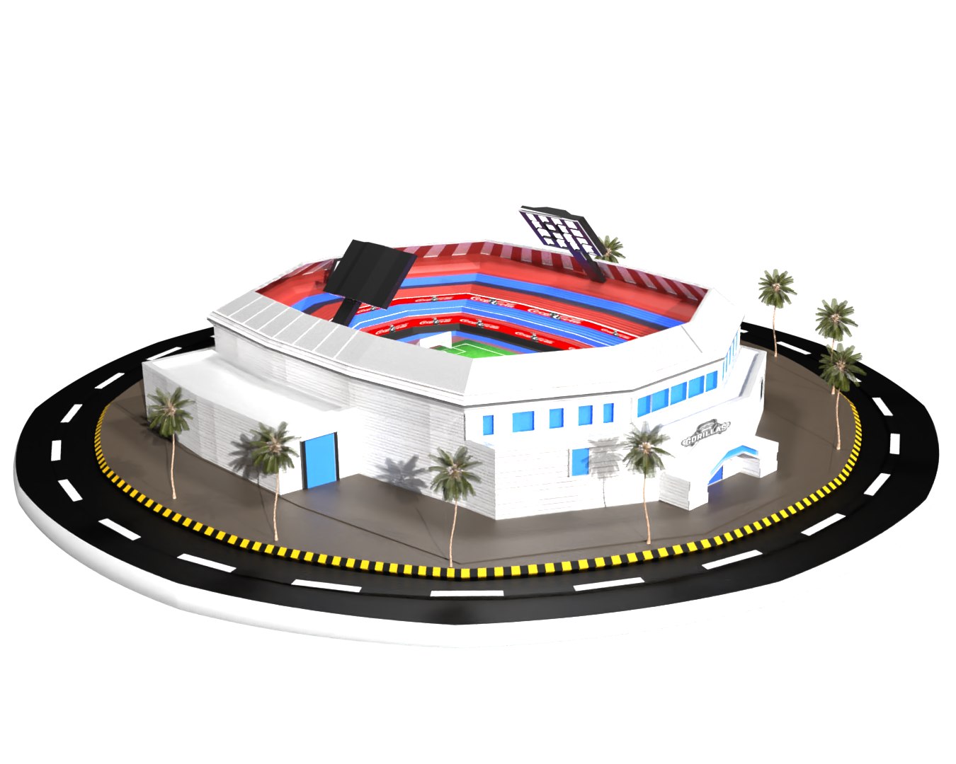 3D Printed Soccer Stadium