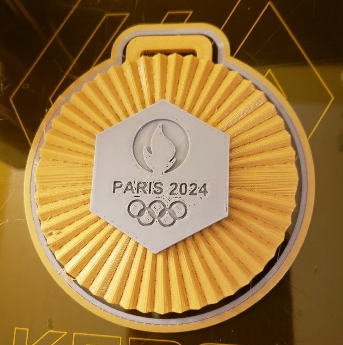 Paris Summer Olympic 2024 Medals 3D Model