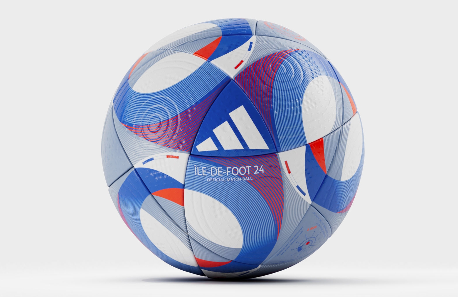 Olympics 2024 Official Soccer Ball 3D Model