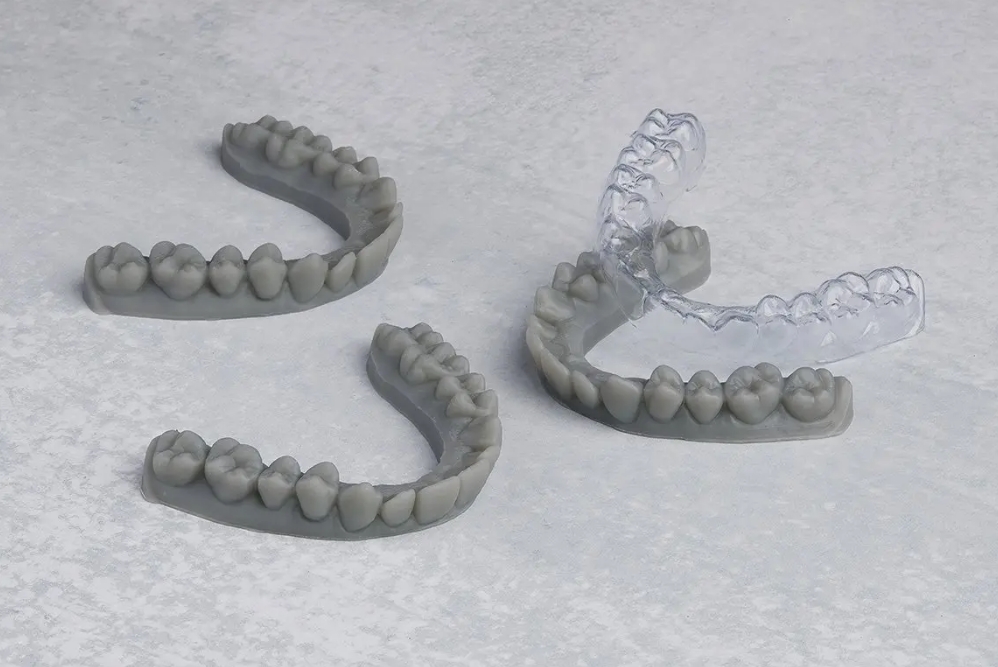 Formlabs 3D Printed Clear Aligner Models