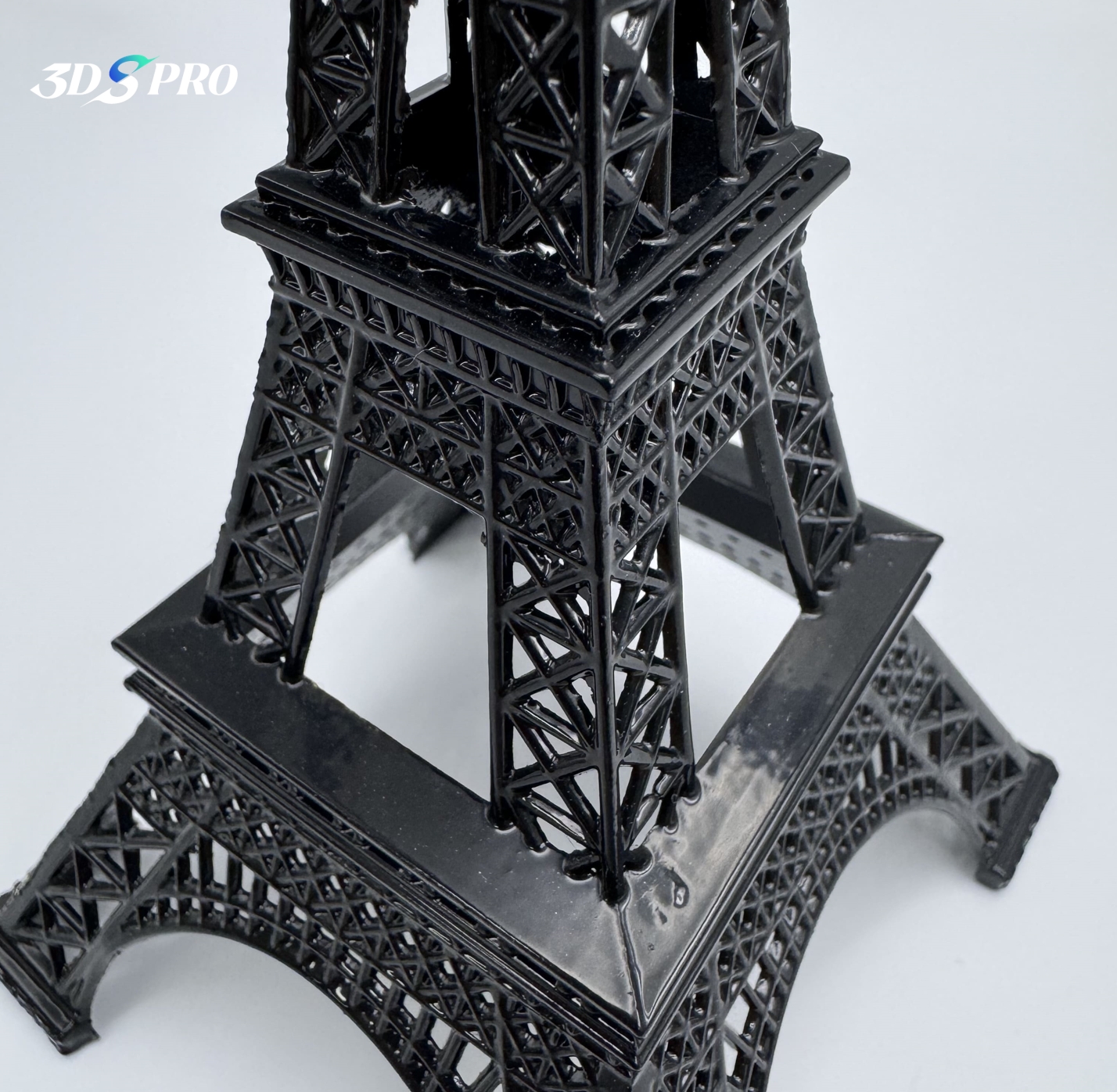 3d printed eiffel tower_details