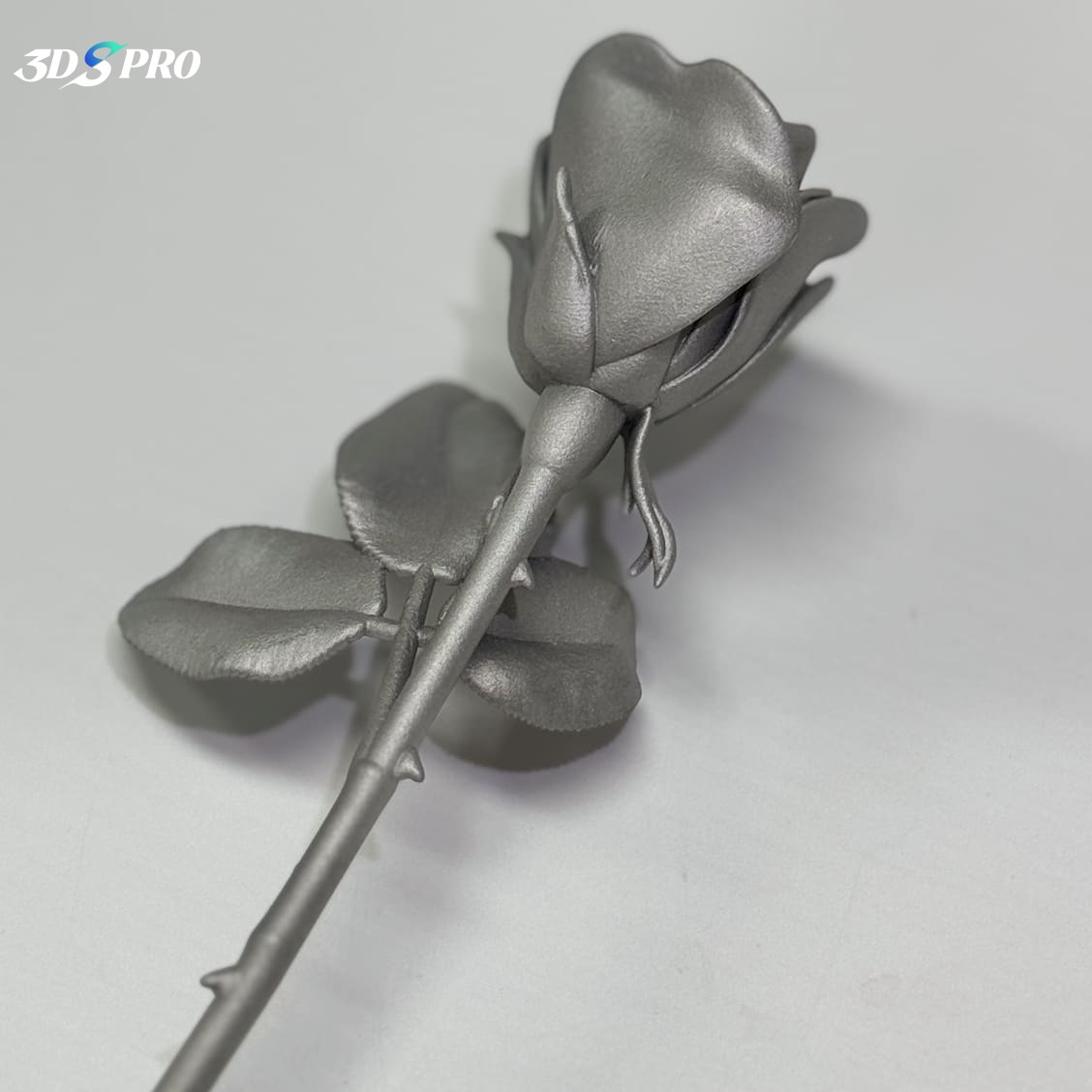 bead blasting_3d printed rose