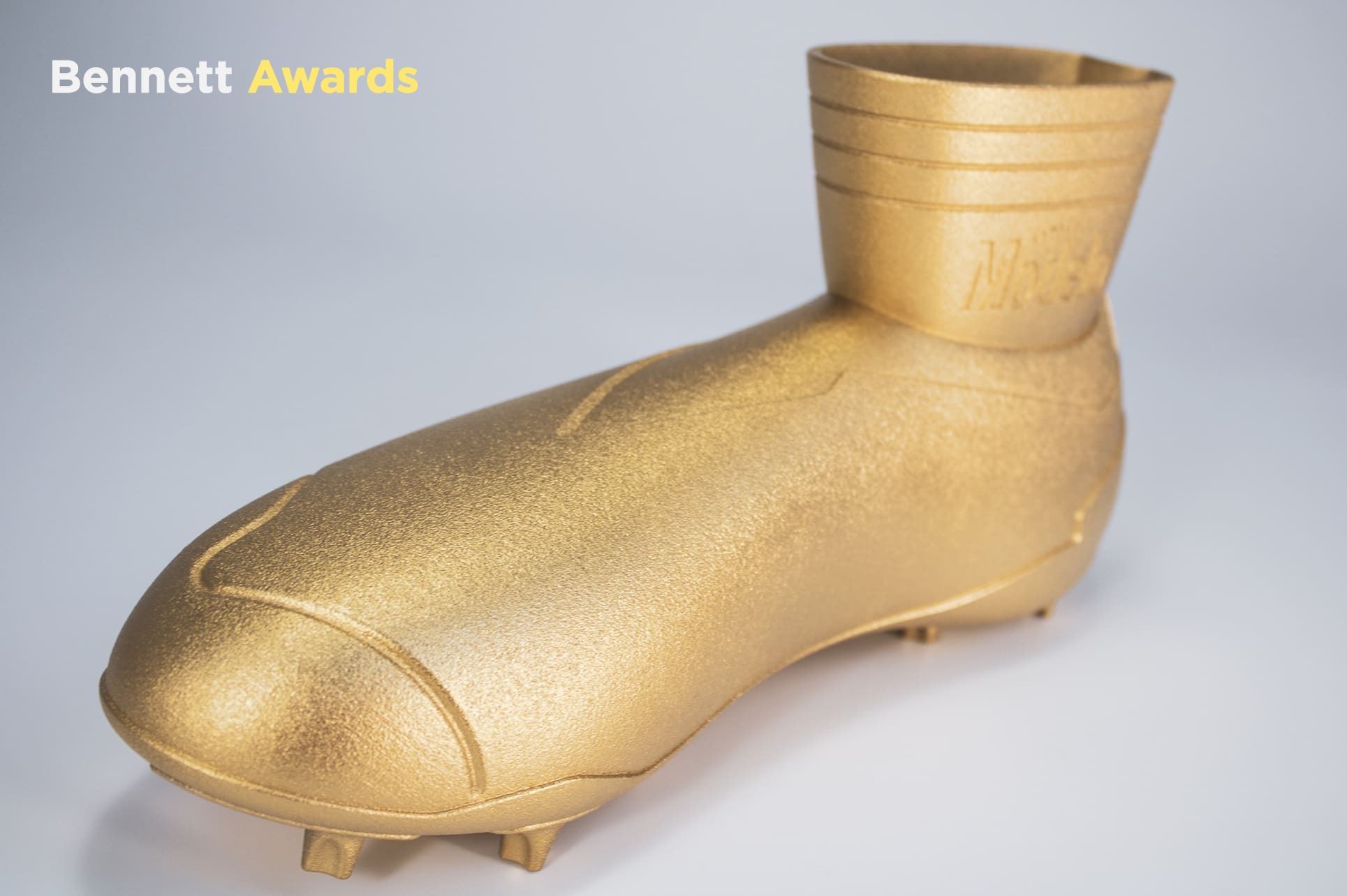 24k gold plated 3d printed boot