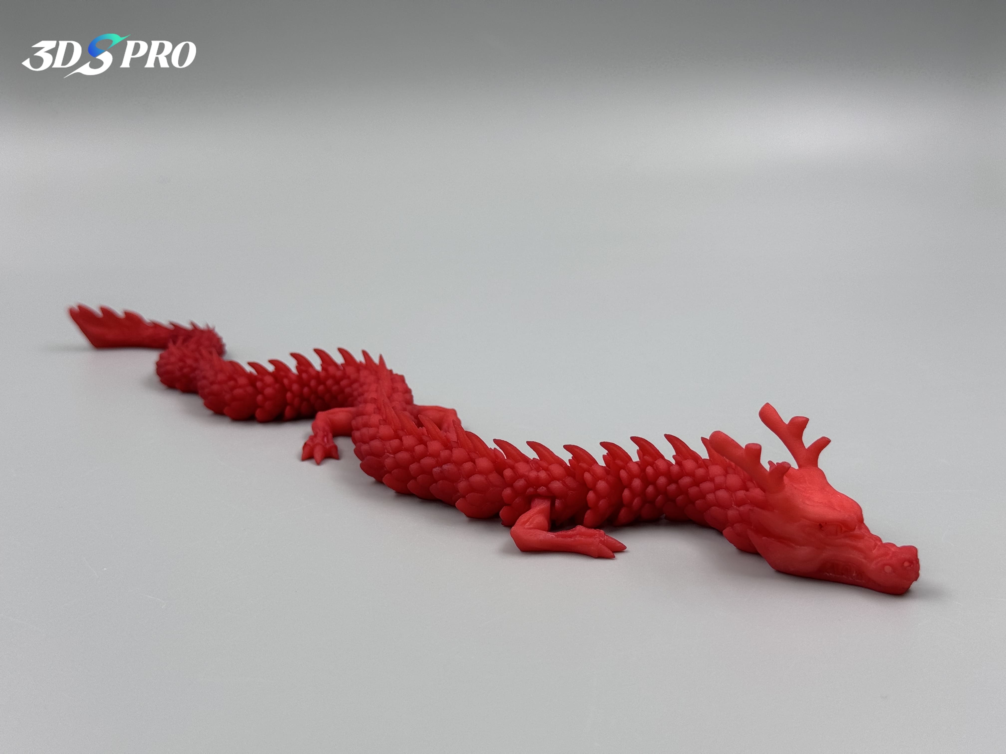 3d printed dragon_dyed 3d print