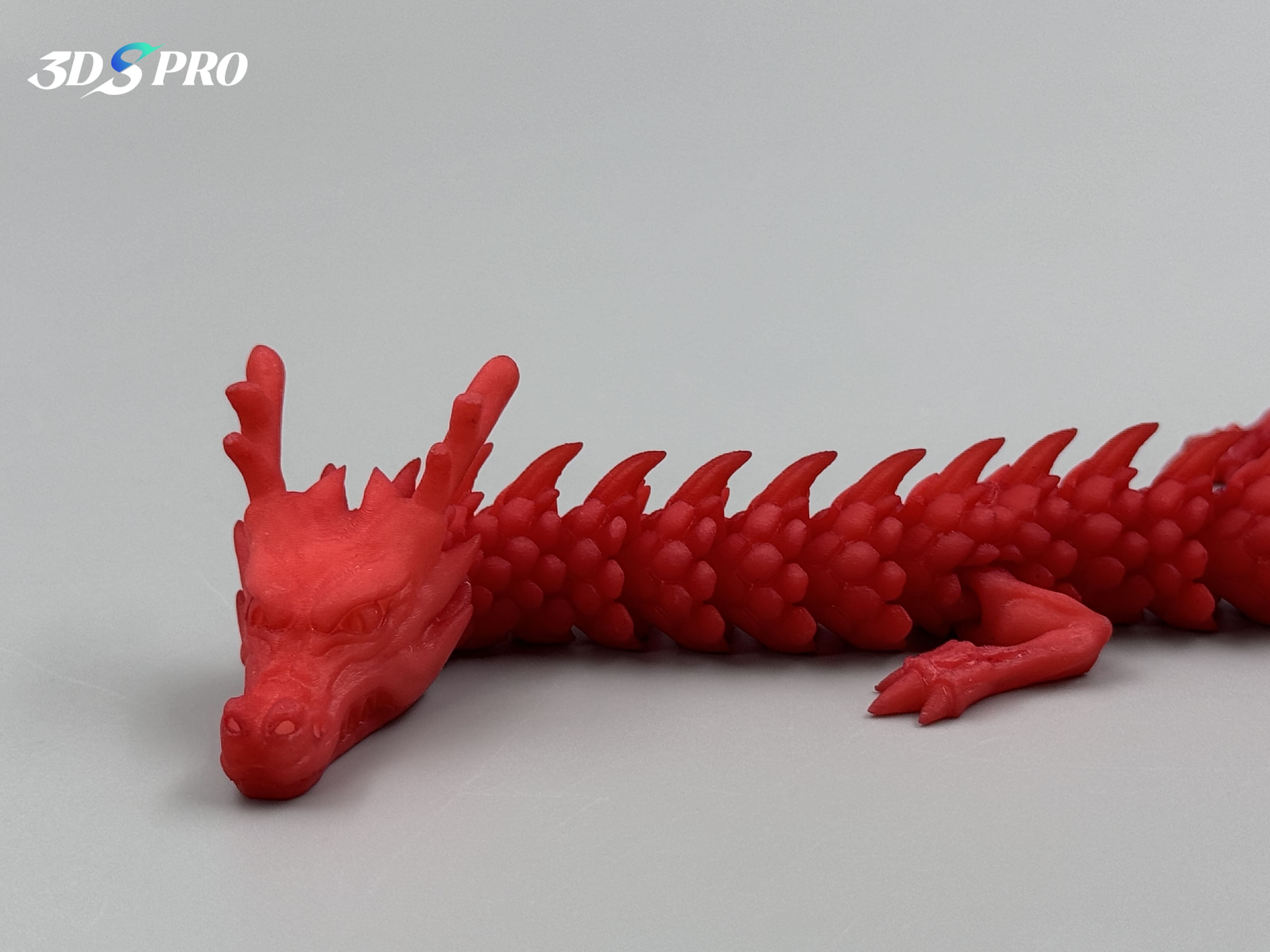 dyed resin 3d print_red